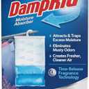 DampRid Lavender Vanilla Hanging Moisture Absorber, 16 oz., 3 Pack - Eliminates Musty Odors for Fresher, Cleaner Air, Ideal Moisture Absorbers for Closet, Blue, Small