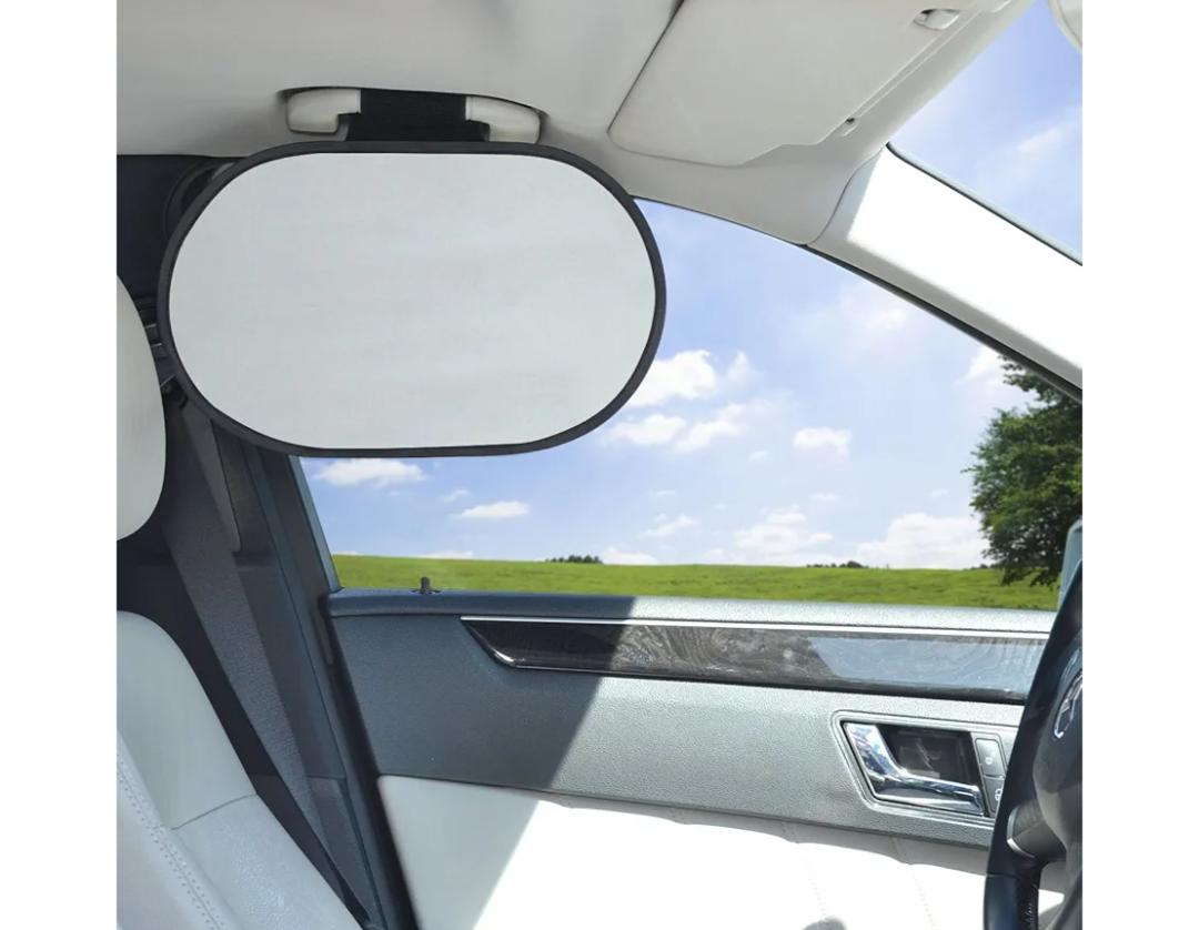 Car Interior Roof Handle WANPOOL Sun Blocker & Sunshade for Front Seat Side Window