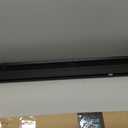 Cordless Light Filtering Mini Blinds for Indoor Windows - 35 Inch Width, 64 Inch Length, 1" Slat Size - Black - Cordless GII Morningstar Horizontal Windows Blinds for Interior by Achim Home Decor