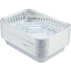 Waytiffer 20Pack Drip Pans Compatible with Weber Grills Spirit Gas Grills, Q Grills, Genesis and Genesis II LX 200 300 Series,Disposable Aluminum Foil BBQ Grease Trays, 8.5 x 6 Inch