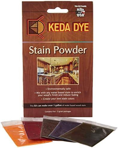 Wood Dye - Aniline Dye 5 Color Kit - Wood Stain Powder