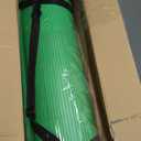 Fitvids 1/2-Inch Extra Thick High Density Anti-Tear Exercise Yoga Mat with Knee Pad and Carrying Strap, Multiple Colors (Green)