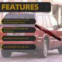 Dasbecan Red LED 3rd Third Light Brake Stop Light Rear Lamp Assembly Compatible With 2002-2009 Chevrolet Trailblazer GMC Envoy Isuzu Ascender Oldsmobile Bravada Saab Buick Replaces# 15201921 GM2890106