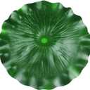 DOITOOL Artificial Floating Foam Lotus Leaves 23.6 Inch Large Artificial Water Lily Pads Ornaments for Patio Fish Pond Pool Aquarium Decor, Green