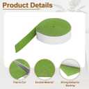 uxcell Felt Strips with Adhesive Backing, 2 Rolls 1" x 193" x 0.06" Anti Scratch Furniture Felt Tapes Self-Stick Pads for Protecting Hardwood Floor, Green