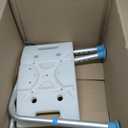 HOMLAND Shower Chair for Inside Shower, 400 lbs Adjustable Shower Stool with Suction Feet, Shower Seat for Inside Tub Bathroom Bench Bath Chair for Elderly and Disabled - Light Blue