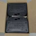 Exterminators Choice Compact Mouse Bait Station - Heavy-Duty Outdoor Rat Bait Box - Lockable Design with Key - Versatile Indoor & Outdoor Use - Pack of 12, Black, 4.75in x 3.5in x 1.25in