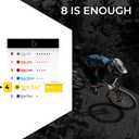 Box Four 8 Speed X-Wide Rear Derailleur Bicycles MTB Hanger Non-Direct Mount for Mountain Bike, Cycling Finished Matte Onyx Sealed Bearing Pulleys | Black
