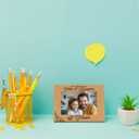 2 x Father Gift for Father's Day, Birthday, Photo Gifts Wooden Picture Frame, Father of The Bride Gift, The Love Between A Father & Daughter is Forever Photo Frame, To Assemble 4 * 6 Inches Photo