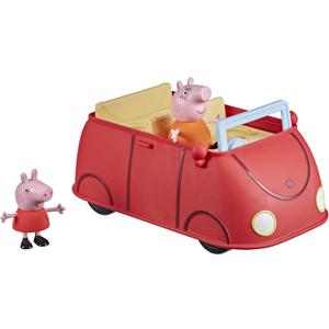 Peppa Pig Peppas Adventures Peppas Family Red Car Preschool Toy, Speech and Sound Effects, Includes 2 Figures, for Ages 3 and Up