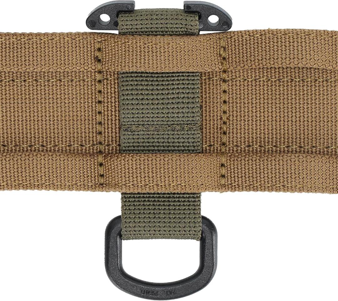 Tactical Gear Clip with D Ring Hook, T-Mount Molle Key Clip, Plastic Carabiner for Belt, Glove, and Outdoor Accessories