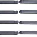 8 Pcs 4 3/4" Black Chrome Valve Cover Spreader Bars Fits for SB Chevy SBC 283 305 327 350