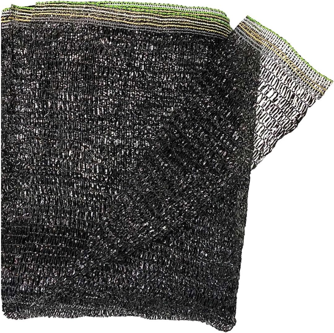 Cool Area 55% 10x20ft Sunblock Shade Cloth Cover Mesh UV Resistant Net for Garden Flower Plant Greenhouse, Black