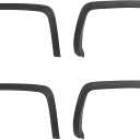 ALMULOO Fender Flares Set Compatible with 2014-2015 GMC Sierra 1500 Front & Rear Wheel Eyebrow 4PCS Fender Trim Plastic(PP+T30) Textured Black