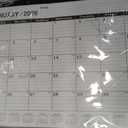 Desk Calendar 2026-2 PACK,January 2026 to June 2027,Desk calendar 2026-2027 Large 22x17, Calendar 2026 with PVC Cover,Round Holes& NOTES List (Black),18 Months 2026 Desk Calender.