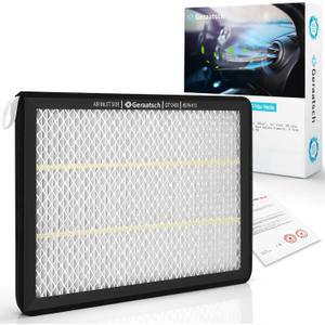 HEPA Cabin Air Filter with Activated Carbon Bean, Tested 99.95% Filtration, Zero deformation, CF12450 for JEEP Gladiator (2020-2025), JEEP Wrangler (2018-2025), NOT for Diesel Engines
