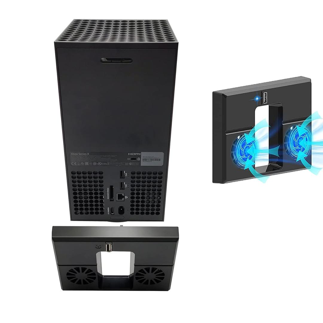 Console Cooling Fan Compatible for Xbox Series X USB External Cooler Turbo Temperature Control Fan Console Cooling System for Xbox Series X Console Cooling Fan Compatible for Xbox Series X USB External Cooler Turbo Temperature Control Fan Console Cooling System for Xbox Series X