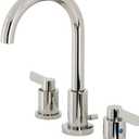 Fauceture FSC8929NDL NuvoFusion Widespread Bathroom Faucet with Pop-Up Drain, Polished Nickel