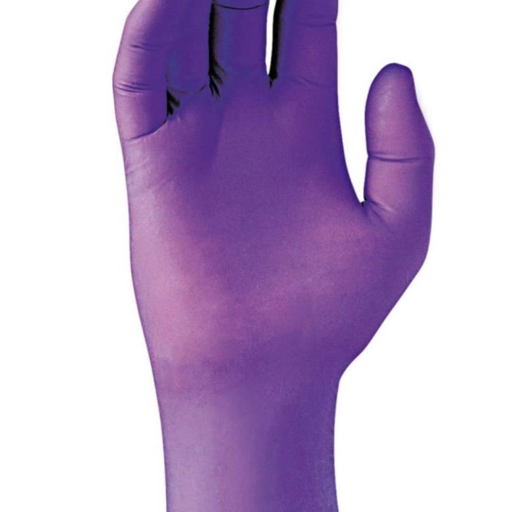 Vaingarb Nitrile Exam Gloves 1000 Count X-Large Purple Disposable Medical Gloves Latex Free Case of Powder Free Examination Glove