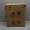 Solar Lanterns, KagoLing Solar Lanterns Outdoor Waterproof Gifts for Women Hanging Lights Outdoor Waterproof Lamp Lights Decoration for Outside Garden,Yard,Patio,Porch,Trees,Lawn,Pathway Decor, 4 Pack