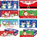 Jinei 150 Pcs Christmas Money Holders for Cash Christmas Money Cards with Envelopes Winter Greeting Card Holder for Xmas New Year Cards Cash Tips Coins Presents Gift Company Bonuses(Santa Claus)