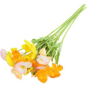 Cabilock 8Pcs Artificial Flowers Bouquet for Home Garden Decor Realistic Simulation Flowers for Weddings Parties Photo Props