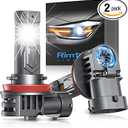 rimthin H11 Bulbs, H16 H9 H8 Fog Lights Cool White, Plug & Play (Pack of 2)