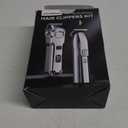 Jack & Rose Clippers and Trimmers Set, Cordless Hair Clippers for Men, Barber Clippers Set (Silvery)