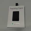 SPOTMINDERS Apple MFi Certified Wallet Tracker Works With Apple Find My Tracking Card for Wallet Card Rechargeable IP68 Waterproof 0.07in Slim iPhone Item Finder for Luggage Tags Purse Gifts for Women (Black (Pack of 1))