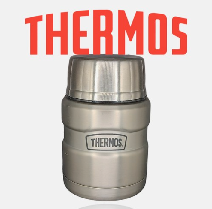 Thermos Stainless King Vacuum Insulated Food Jar, 470ml, Stainless Steel, SK3000ST4AUS