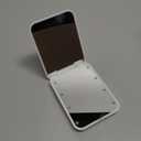 Compact Mirror, 1x/3x Magnification Mini Mirror for Purse, Pocket, Handheld, Stocking Stuffers, Travel Makeup, 2-Sided Foldable, Small Mirror with Led Lights (White)