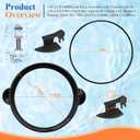 CCX1000D Cartridge Lock Ring Assembly W/2 Clips & O-Ring Seal, for Hayward | Double fixing structure, Form a reliable seal, Premium Material, The lock ring is durable, The O-ring is corrosion resistant