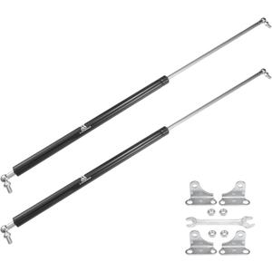 X AUTOHAUX 2 Pcs 30inch 150lb/668N Black Lift Supports Struts Shocks Gas Spring with Wrench Universal for RV Car Truck Boat