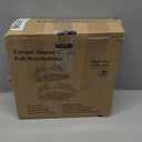 LEVERLOC 2 Pack Powerful Suction Cup Corner Shower Caddy, Stainless Steel Rustproof Shower Shelf with Hooks, Drill-Free Wall Mounted Bathroom Organizer, Large Capacity Removable Suction Basket, Silver