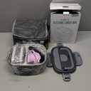 Geveniss Electric Lunch Box for Men, Women & Adults - 80W Fast Heating - Heated Lunch Box with Dual 1.5L SS Containers - Portable Food Warmer for Car, Truck, Office