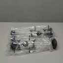 Kingsyard 2 Pack Tube Feeders with 6 Feeding Ports for Outdoors Hanging, Premium Hard Plastic Weatherproof & Steel Hanger, Attracting for Wild Birds (Black)