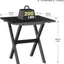 Outdoor Side Table,Portable Folding Adirondack Table,Small Patio Table Folding End Table for Garden,Camping,Pool,Porch