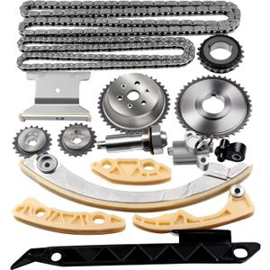 OCPTY Timing Chain Kit Fit for Chevy for Buick for GMC for Pontiac for Saturn Equinox for Malibu HHR for Terrain G6 Cobalt Regal Verano LaCrosse 2.0L 2.2L 2.4L L4 DOHC