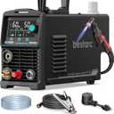 Pilot Arc Plasma Cutter, [Large LED Display][Air Sensor] 50 Amp Plasma Cutter Machine 110/220V Dual Voltage, 1/2'' Clean Cut 3/4 Inch Max Cut, Post Flow Mesh, 2T/4T for Beginners DIY, Black