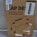 23" Foldable Lap Desk for Laptop Writing w/Cup Holder Black