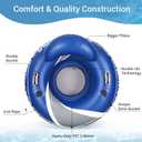 River Tube for Adults, Tube for River Floating, Heavy Duty River Tube for Beach Lake Rafting, River Floats with Mesh Bottom, Puncture-Resistant, Breathable & Fun for Adults, CQ08BL-48''