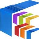 Panelee 12 Pcs Colorful Plastic Table Runner 14 x 108 Inch Rainbow Disposable Table Runner for Birthday Bridal Wedding Dinner Birthday Banquet Party Event Decoration