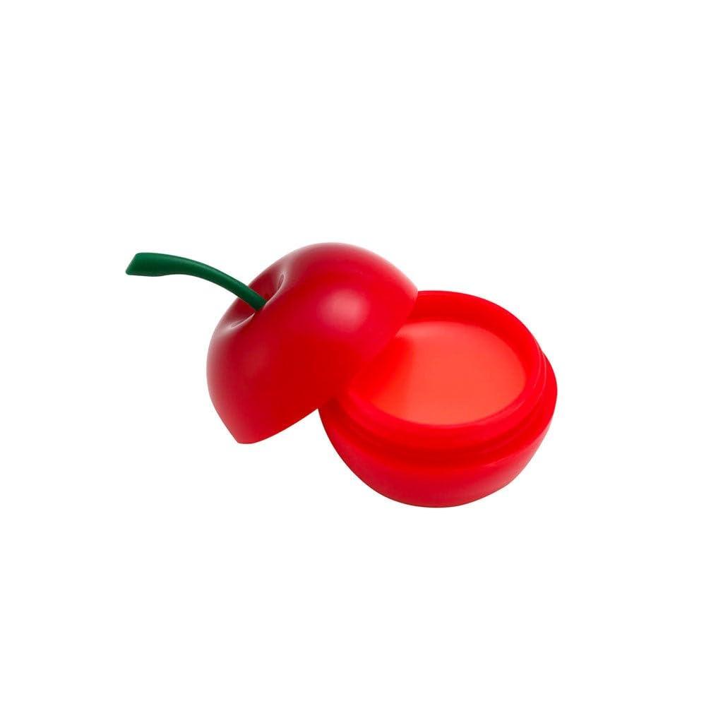 TONYMOLY Cherry Tinted Lip Balm 9g, Mini Berry Moisturizing Treatment with Shea Butter & Fruit Extracts, Korean Lip Care for Dry Lips, Travel Size Hydrating Formula