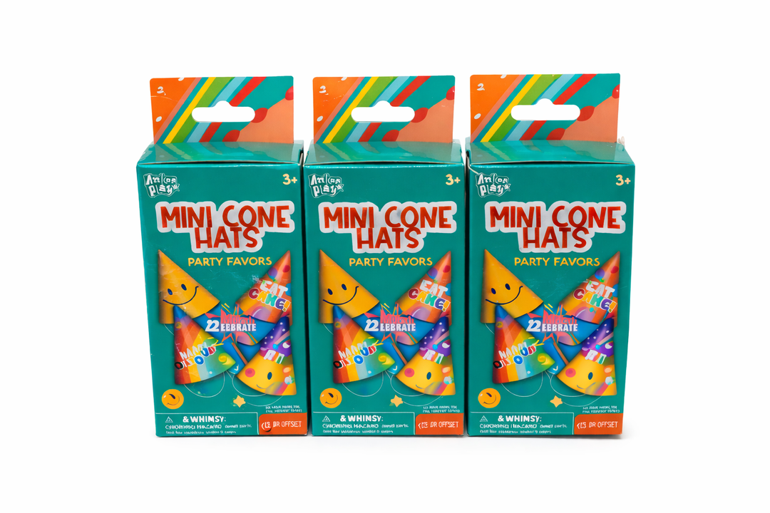 Party Mini CN Hats 12Piec 3 Pack