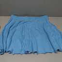 Tiko Miko Sweater Set 2 Piece Skirt Sets for Women Two Piece Outfits Casual Loose Knit Pullover Mini Skirt(0581-Blue-XL)