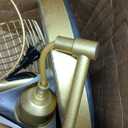 Dimmable Floor Lamp, Industrial Floor Lamps for Living Room, Gold Tree Lamp Standing Lamp Tall Lamps with 3 Elegant Teardrop Cage Head & 800 Lumens LED Bulbs for Living room Bedroom Office Dining Room (Gold-Metal Base-70 inches)