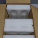 Ribbed Drinking Glasses 8pcs, 12oz and 10oz Glassware, Tumbler Glasses Cup Set for Wedding, Party, Christmas Gift, Clear