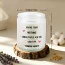 Friend Gifts for Women, Friendship Birthday Gift, Scented Candles for Sister Coworker Her Girlfriend Wife (White 3)
