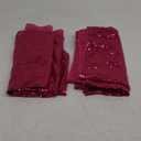 Fuchsia Sequin Backdrop Curtain 2 Pieces 2FTx8FT Glitter Photography Backdrop for Party Wedding Birthday Christmas Decorations