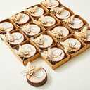 12 Pcs Wedding Favor Candle Holders Bridal Shower Favors Candles Rustic Souvenirs for Guest Gifts Party Decorations
